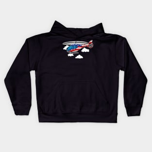 4th July Helicopter Pilot Independence Day Kids Hoodie